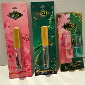 Wicked Scented Glitter Lip Oil and Nail Polish Set